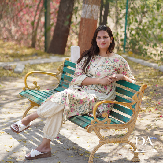 Butter Yellow Afgani Style Readymade Suit