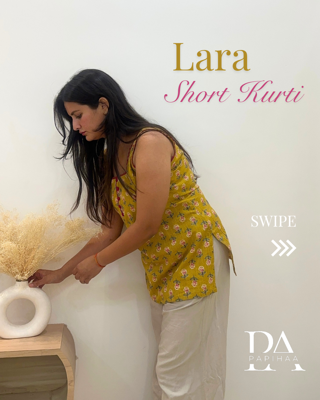 Lara Short Lace Kurti