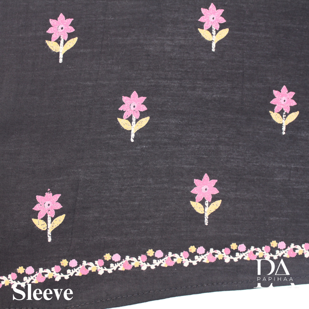 Soft Muslin Digital Print Unstitched Suit Set