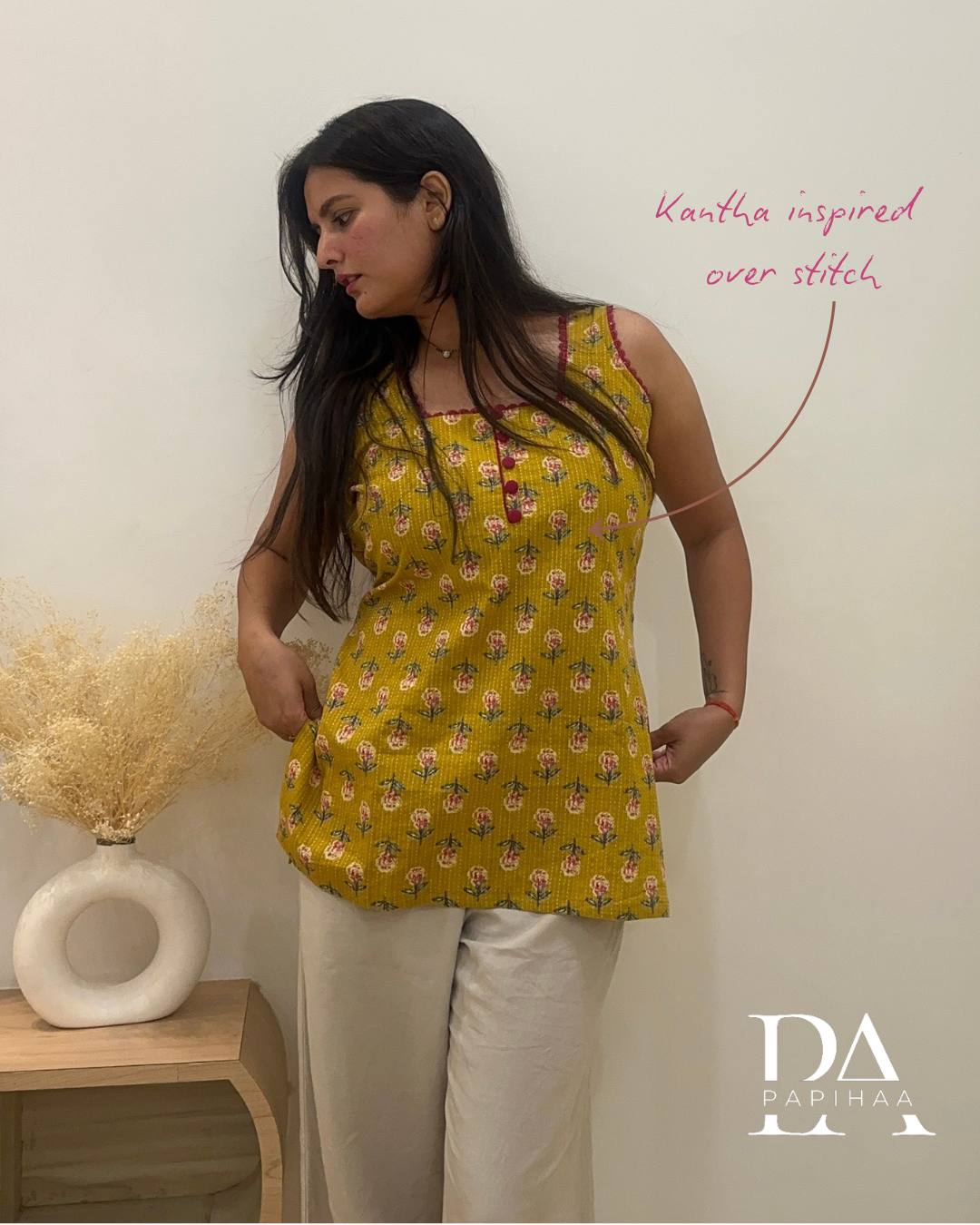 Lara Short Lace Kurti