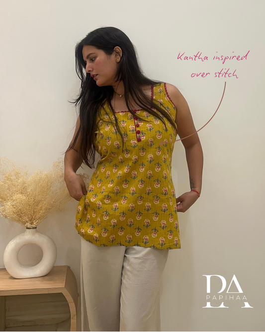 Lara Short Lace Kurti