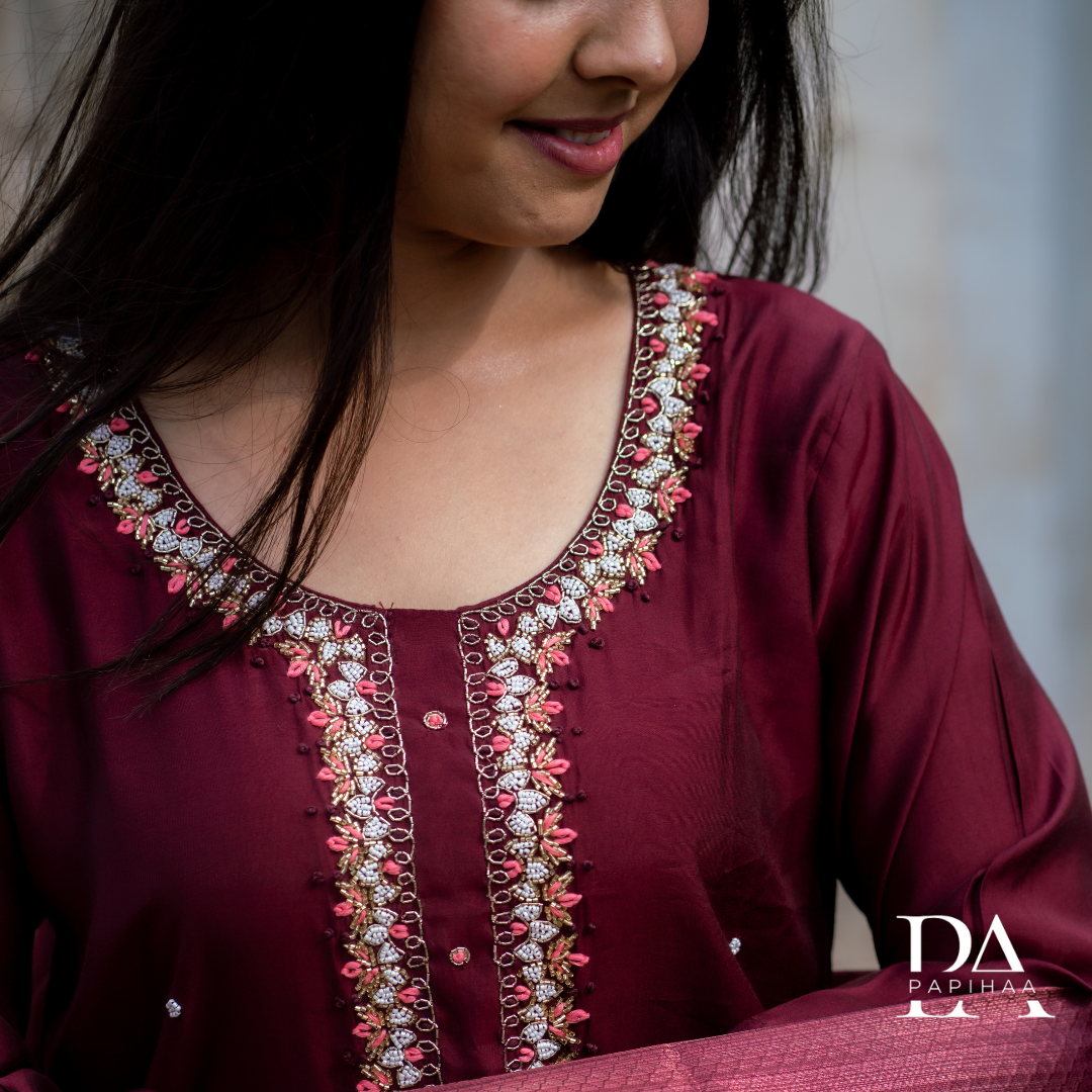 Shadmani Muslin Straight Stitched Suit