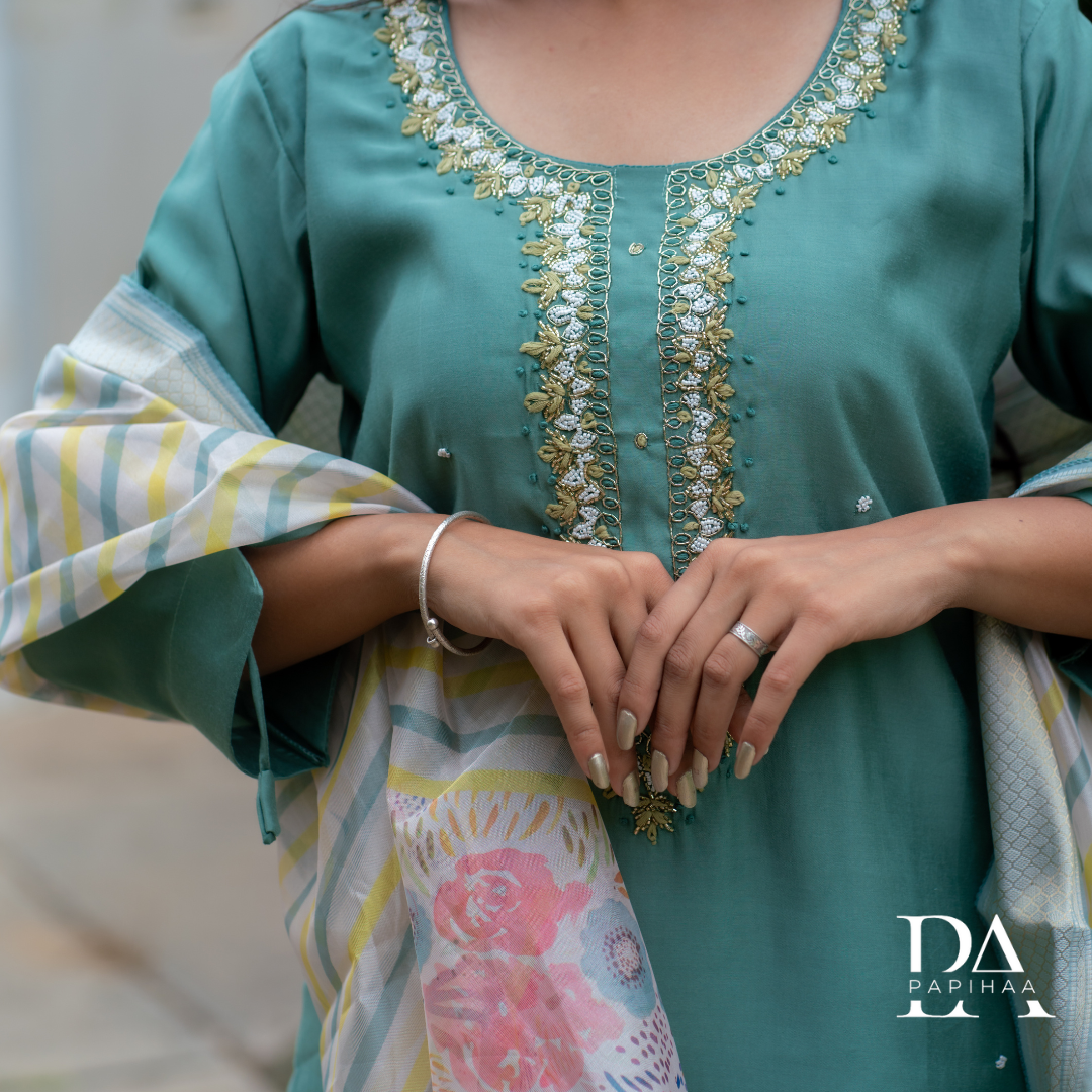 Shadmani Muslin Straight Stitched Suit