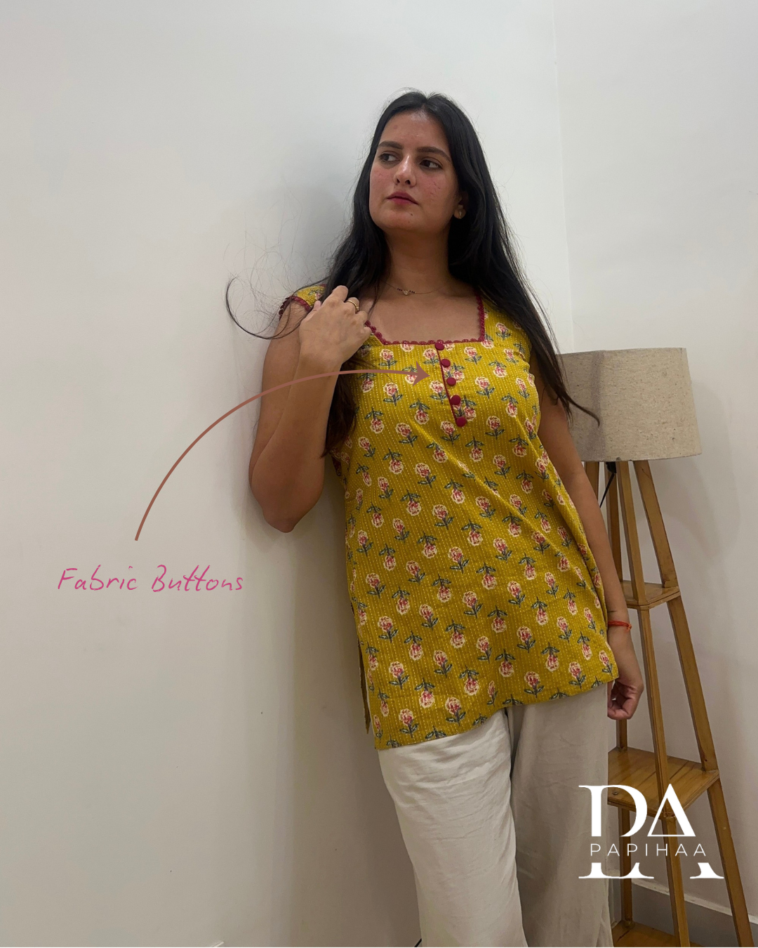 Lara Short Lace Kurti